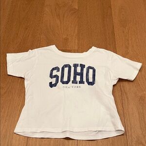 Prince Peter Collection White and Blue Kids Tee